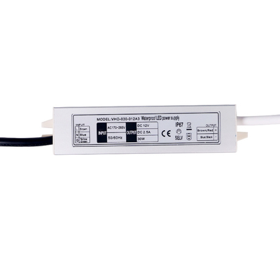 12v 30w超細い防水LEDの運転者ミラー12vdc Dc 12vの一定した電圧2500mA