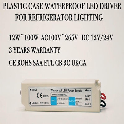 冷却装置クーラーのための一定した電圧出力24V LEDストリップの電源60w