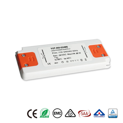 クラス2 LEDの運転者24V DC 60WのLEDの滑走路端燈のためのプラスチック電源