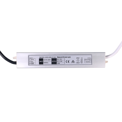 SAA証明書スリムラインLEDドライバー12V 30W防水定電圧IP67