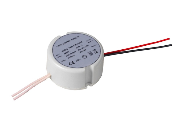 キャビネットのストリップ ライトのための円形の場合のプラスチック LED の運転者の屋内定電圧 IP20