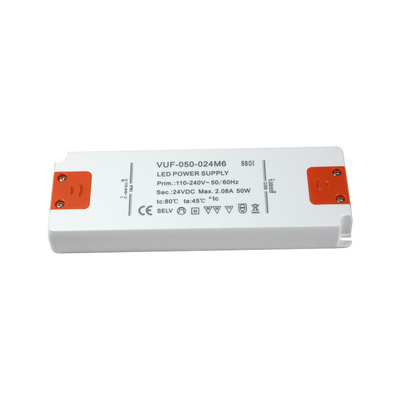12v 5a/24v 2.5a冷却装置のためのプラスチックLEDの運転者の高性能Ip67 60wのクラス2