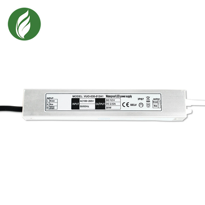 超薄いSMPS防水電子LEDの運転者12V 30W 187x30x20mm