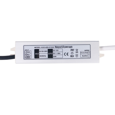 耐熱超軽量12V DC防水電子LEDの運転者1.67A 20W