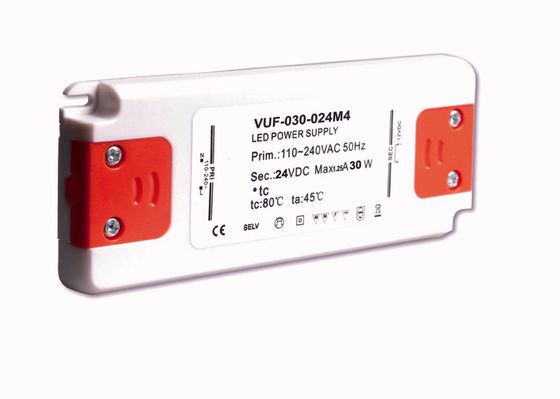 30W 1.25A超薄いLEDの運転者AC 110V 240Vへのキャビネット ライトのためのDC 24V