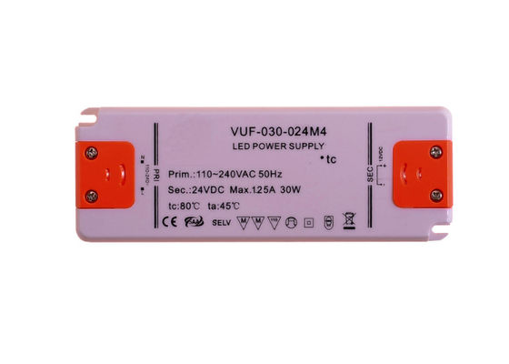 30W 1.25A超薄いLEDの運転者AC 110V 240Vへのキャビネット ライトのためのDC 24V