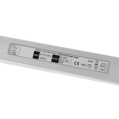 表記のための防水超軽量の一定した電圧LED運転者24V