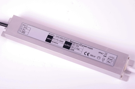 12V一定した電圧スリムなLED運転者45Wのライト級選手213x35.6x17.4mm