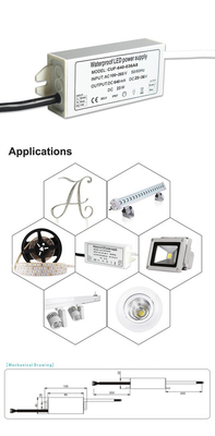 RoHS 640mA LEDの一定した現在の力、軽量の洪水ライト運転者